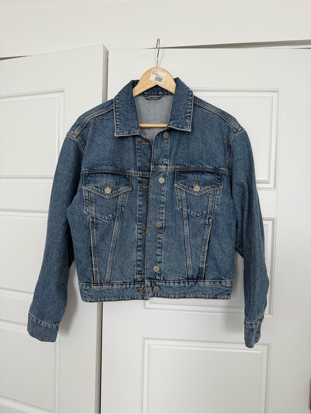 & Other Stories Classic Blue Denim Jacket size 34 (xs)